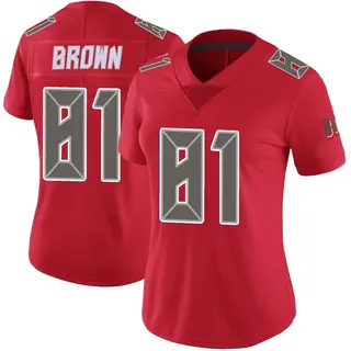 Tampa Bay Buccaneers Women's Antonio Brown Limited Color Rush Jersey - Red