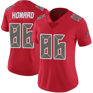 Tampa Bay Buccaneers Women's Bug Howard Limited Color Rush Jersey - Red