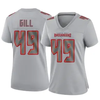 Tampa Bay Buccaneers Women's Cam Gill Game Atmosphere Fashion Jersey - Gray