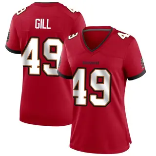 Tampa Bay Buccaneers Women's Cam Gill Game Team Color Jersey - Red