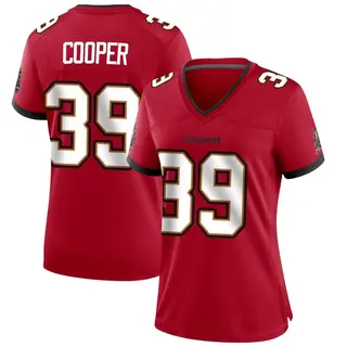 Tampa Bay Buccaneers Women's Chris Cooper Game Team Color Jersey - Red
