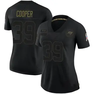 Tampa Bay Buccaneers Women's Chris Cooper Limited 2020 Salute To Service Jersey - Black
