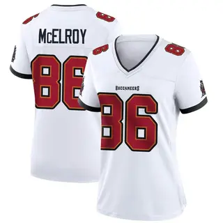 Tampa Bay Buccaneers Women's Codey McElroy Game Jersey - White