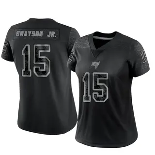 Tampa Bay Buccaneers Women's Cyril Grayson Jr. Limited Reflective Jersey - Black