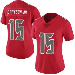 Tampa Bay Buccaneers Women's Cyril Grayson Jr. Limited Team Color Vapor Untouchable Jersey - Red