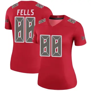 Tampa Bay Buccaneers Women's Darren Fells Legend Color Rush Jersey - Red