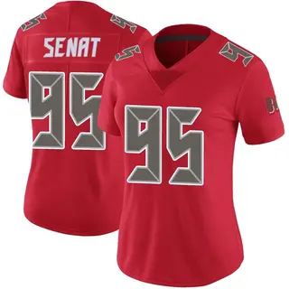Tampa Bay Buccaneers Women's Deadrin Senat Limited Color Rush Jersey - Red
