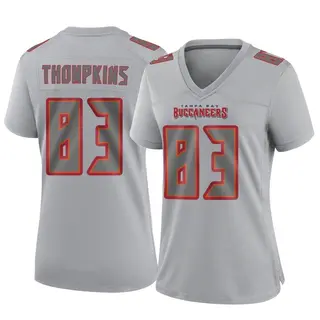 Tampa Bay Buccaneers Women's Deven Thompkins Game Atmosphere Fashion Jersey - Gray