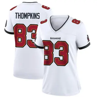 Tampa Bay Buccaneers Women's Deven Thompkins Game Jersey - White