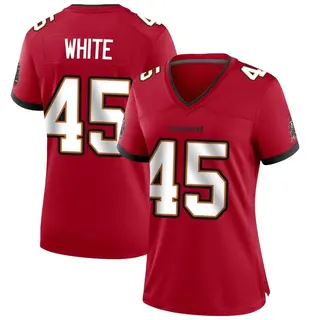 Tampa Bay Buccaneers Women's Devin White Game Team Color Jersey - Red