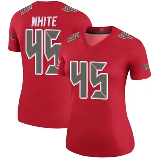 Tampa Bay Buccaneers Women's Devin White Legend Color Rush Jersey - Red