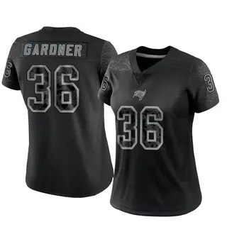 Tampa Bay Buccaneers Women's Don Gardner Limited Reflective Jersey - Black