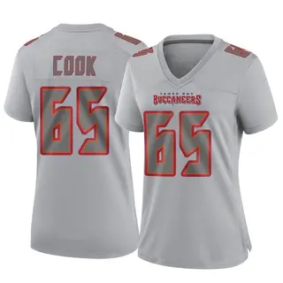 Tampa Bay Buccaneers Women's Dylan Cook Game Atmosphere Fashion Jersey - Gray