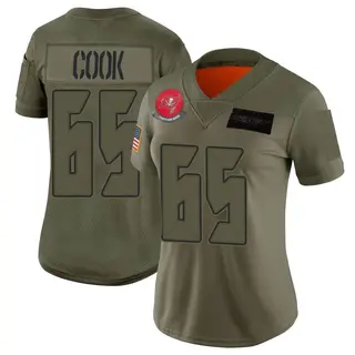 Tampa Bay Buccaneers Women's Dylan Cook Limited 2019 Salute to Service Jersey - Camo