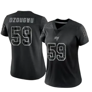 Tampa Bay Buccaneers Women's JoJo Ozougwu Limited Reflective Jersey - Black
