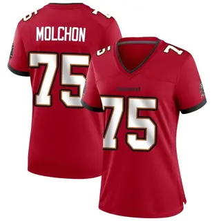 Tampa Bay Buccaneers Women's John Molchon Game Team Color Jersey - Red