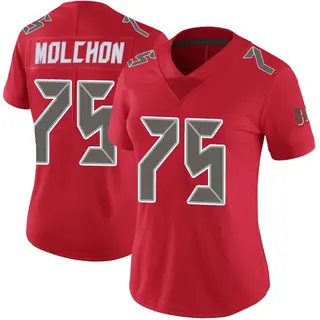 Tampa Bay Buccaneers Women's John Molchon Limited Color Rush Jersey - Red