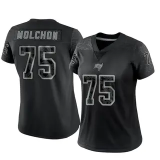 Tampa Bay Buccaneers Women's John Molchon Limited Reflective Jersey - Black