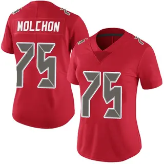 Tampa Bay Buccaneers Women's John Molchon Limited Team Color Vapor Untouchable Jersey - Red