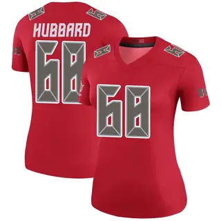 Tampa Bay Buccaneers Women's Jonathan Hubbard Legend Color Rush Jersey - Red