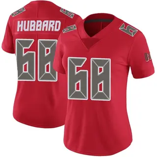 Tampa Bay Buccaneers Women's Jonathan Hubbard Limited Color Rush Jersey - Red
