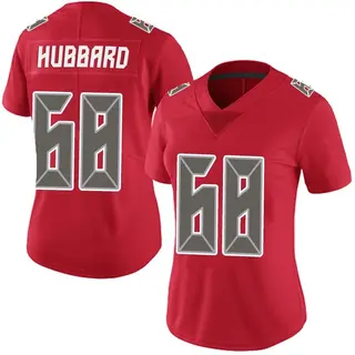 Tampa Bay Buccaneers Women's Jonathan Hubbard Limited Team Color Vapor Untouchable Jersey - Red