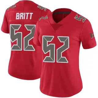 Tampa Bay Buccaneers Women's K.J. Britt Limited Color Rush Jersey - Red