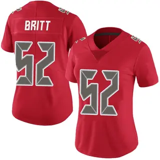 Tampa Bay Buccaneers Women's K.J. Britt Limited Team Color Vapor Untouchable Jersey - Red