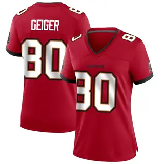 Tampa Bay Buccaneers Women's Kaylon Geiger Game Team Color Jersey - Red