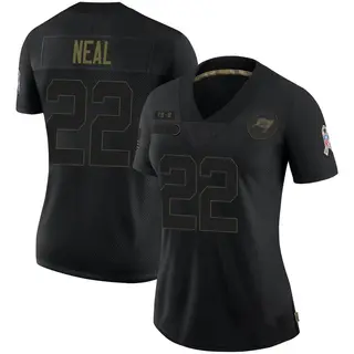 Tampa Bay Buccaneers Women's Keanu Neal Limited 2020 Salute To Service Jersey - Black