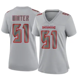 Tampa Bay Buccaneers Women's Kevin Minter Game Atmosphere Fashion Jersey - Gray