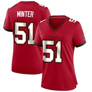 Tampa Bay Buccaneers Women's Kevin Minter Game Team Color Jersey - Red
