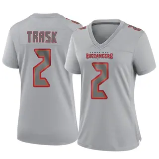 Tampa Bay Buccaneers Women's Kyle Trask Game Atmosphere Fashion Jersey - Gray