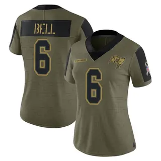 Tampa Bay Buccaneers Women's Le'Veon Bell Limited 2021 Salute To Service Jersey - Olive