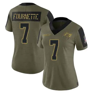 Tampa Bay Buccaneers Women's Leonard Fournette Limited 2021 Salute To Service Jersey - Olive