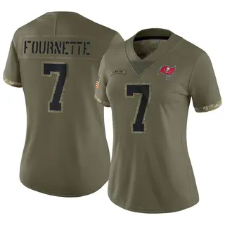 Tampa Bay Buccaneers Women's Leonard Fournette Limited 2022 Salute To Service Jersey - Olive