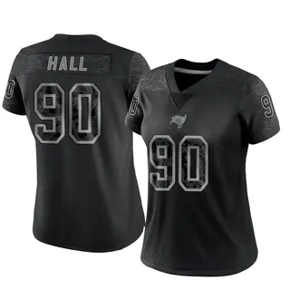Tampa Bay Buccaneers Women's Logan Hall Limited Reflective Jersey - Black