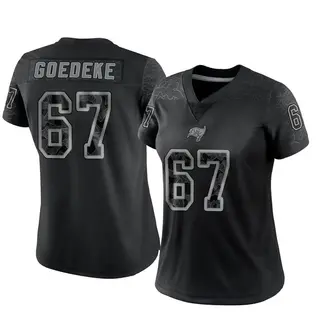 Tampa Bay Buccaneers Women's Luke Goedeke Limited Reflective Jersey - Black