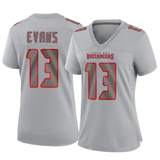 Tampa Bay Buccaneers Women's Mike Evans Game Atmosphere Fashion Jersey - Gray