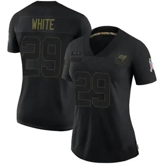 Tampa Bay Buccaneers Women's Rachaad White Limited 2020 Salute To Service Jersey - Black