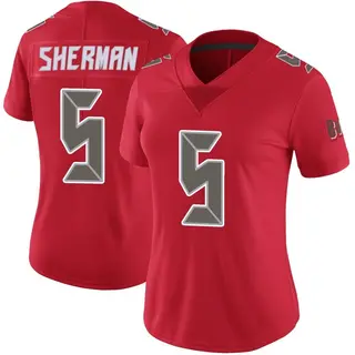 Tampa Bay Buccaneers Women's Richard Sherman Limited Color Rush Jersey - Red