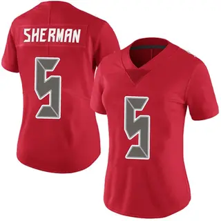 Tampa Bay Buccaneers Women's Richard Sherman Limited Team Color Vapor Untouchable Jersey - Red