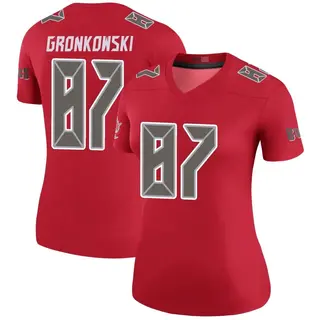 Tampa Bay Buccaneers Women's Rob Gronkowski Legend Color Rush Jersey - Red