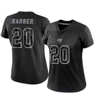 Tampa Bay Buccaneers Women's Ronde Barber Limited Reflective Jersey - Black