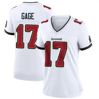 Tampa Bay Buccaneers Women's Russell Gage Game Jersey - White