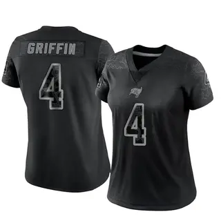 Tampa Bay Buccaneers Women's Ryan Griffin Limited Reflective Jersey - Black