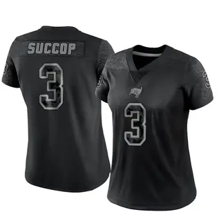 Tampa Bay Buccaneers Women's Ryan Succop Limited Reflective Jersey - Black