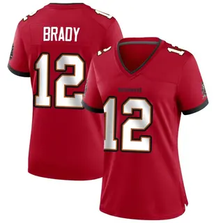 Tampa Bay Buccaneers Women's Tom Brady Game Team Color Jersey - Red