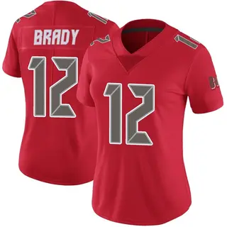 Tampa Bay Buccaneers Women's Tom Brady Limited Color Rush Jersey - Red