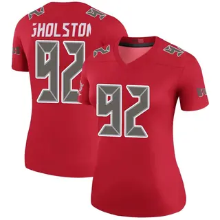 Tampa Bay Buccaneers Women's William Gholston Legend Color Rush Jersey - Red